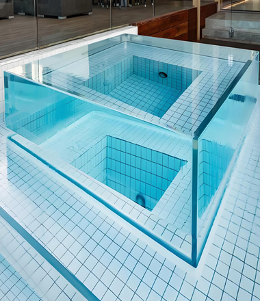 Acrylic swimming pool
