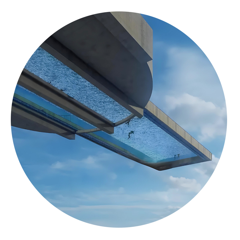 Acrylic swimming pool project